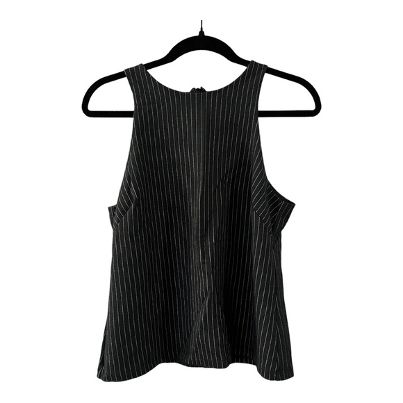 Banana Republic Tops - Banana Republic Black White Horizontal Stripes Academia Goth Office Size 4